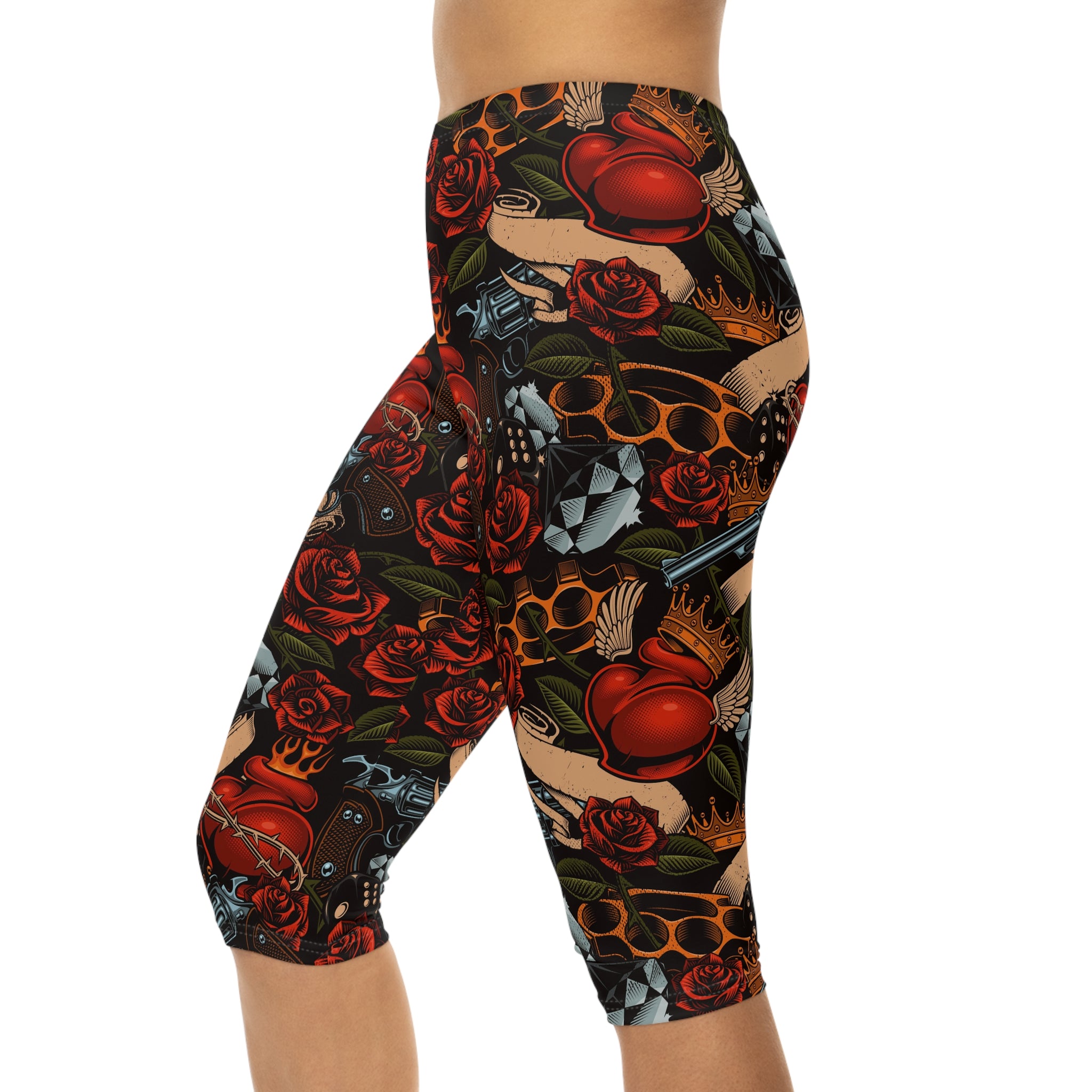 Dressed To Thrill Capri Leggings